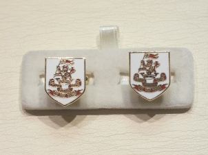 Duke of Wellingtons Regiment enamelled cufflinks - Click Image to Close